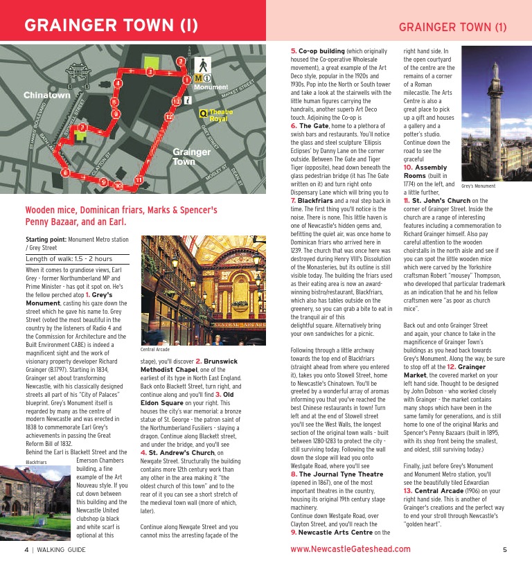 Newcastle's Historic Walking Tour | PDF