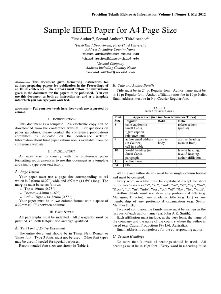 IEEE Paper Formatting Guidelines | PDF | Typefaces | Paragraph