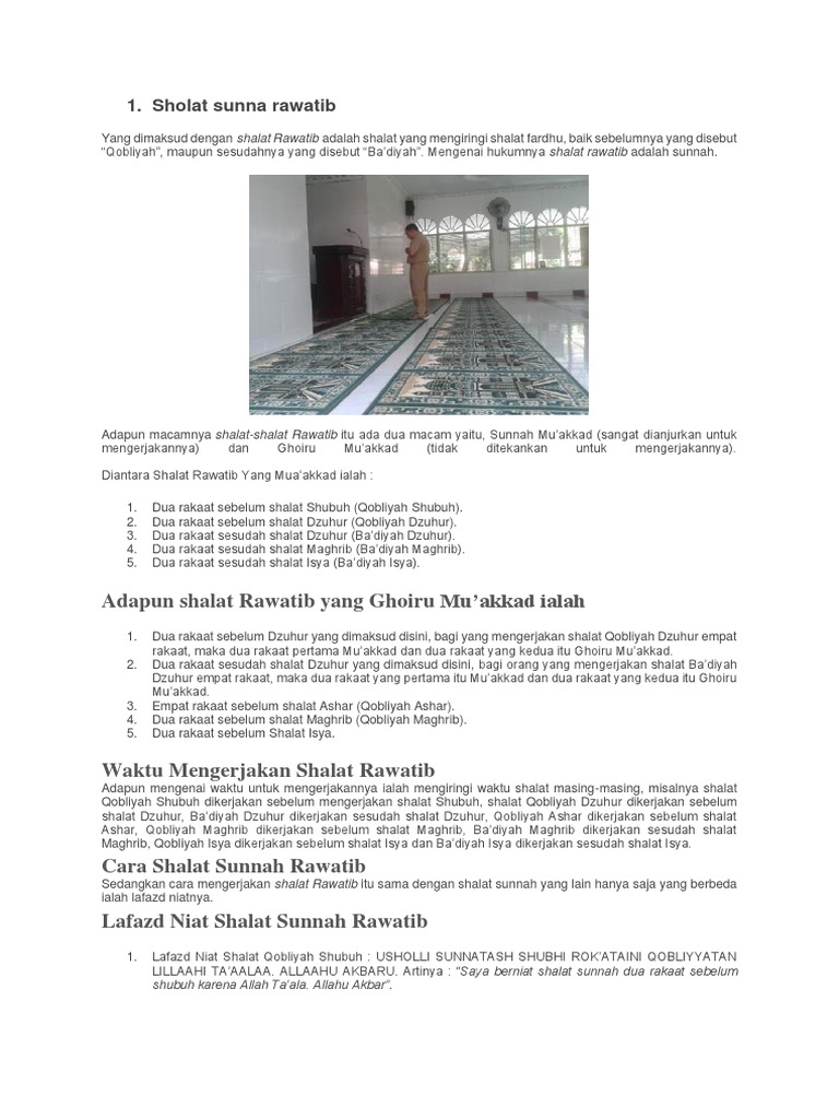 Cara Mengerjakan Qobliyah Dzuhur 4 Rakaat Ilmusosial Id