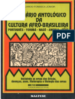 Dicionário Antológico Da Cultura Afrobrasileira