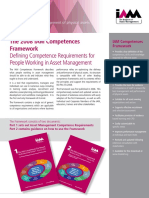 The 2008 IAM Competences Framework: Defining Competence Requirements For People Working in Asset Management