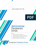 Administrasi Perjalanan Dinas