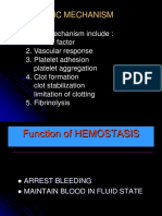 Hemostasis 1