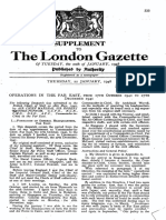 London Gazette 38183 Despatch On The Far East 1940 Oct. 17-1941 Dec. 27, by Air Chief Marshal Sir Robert Brooke-Popham, Commander-in-Chief, Far East PDF