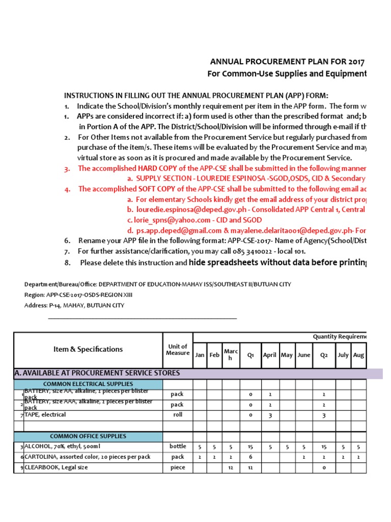 APP CSE 2017 Format PDF