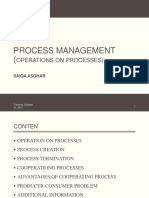 Process Management Operation On Process