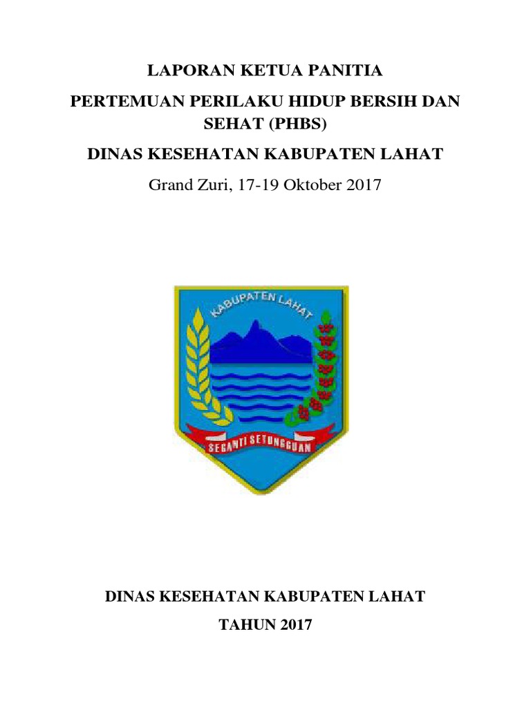 Laporan Ketua Panitia Phbs