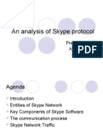 An Analysis of Skype Protocol