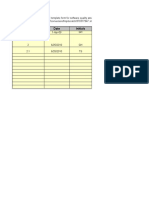 Laboratory Software Inventory and Assessment Form