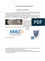 concentracion de minerales