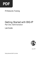 Getting Started BIG IP Part1 Setup Lab Guide