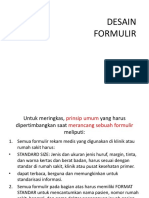 Prinsip Umum Mendesain Formulir