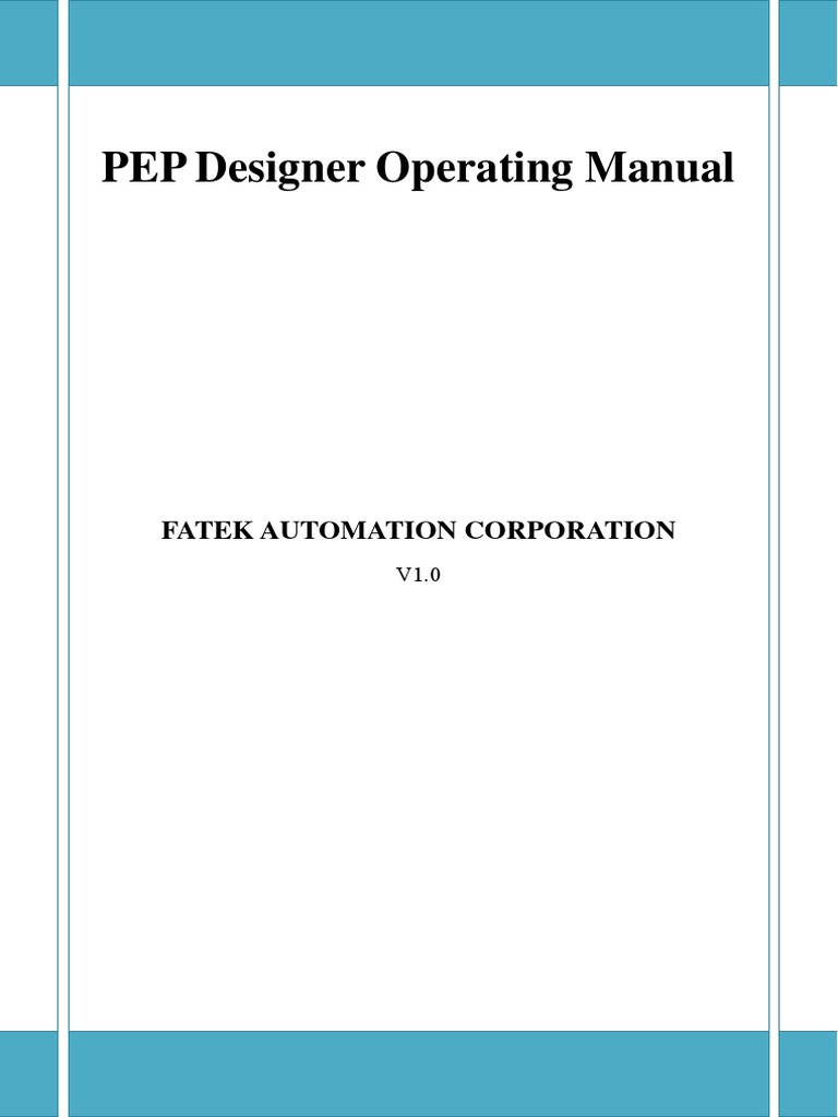 PEP Designer Manual Overview | PDF | Menu (Computing) | Online And Offline