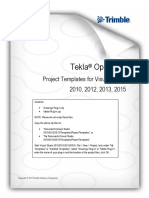 Tekla Open API: Project Templates For Visual Studio 2010, 2012, 2013, 2015