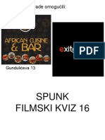 Spunk Filmski Kviz 16
