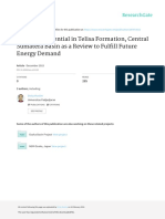 Shale Gas Potential in Telisa Formation Central Su