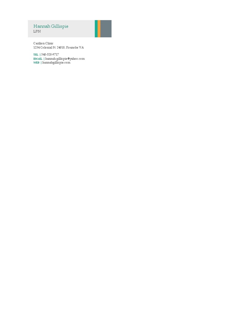 Business Cards PDF Roanoke Virginia