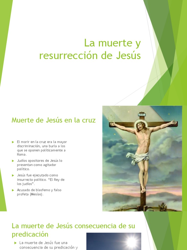 La Muerte y Resurrección de Jesús | PDF | La resurrección de Jesús ...