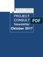 [DE] Project Consult Newsletter Oktober | Dr. Ulrich Kampffmeyer | 2017