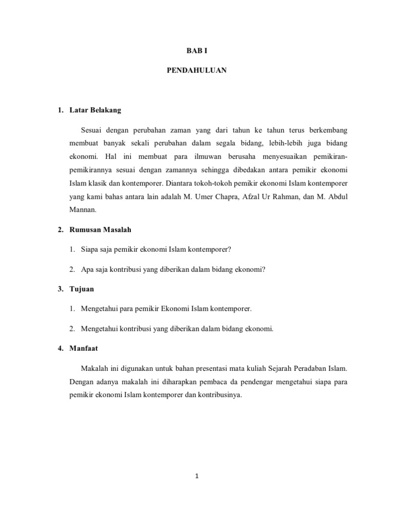 Pemikir Islam Kontemporer