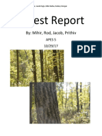 Forest Report: By: Mihir, Rod, Jacob, Prithiv