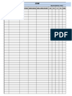 Measurement Sheet SRL No Room Location Description Drive (Kva) Grill Area in SQFT Vo Vi To CFM T