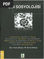 yasin aktay m emin koktas din sosyolojisi pdf