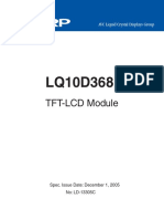 Sharp Microelectronics LQ10D368 Datasheet