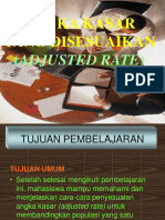 15@adjusted Rate (Angka Kasar Yg Disesuaikan