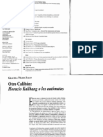 Salto Otro Calibán Horacio Kalibang o Los Autómatas PDF