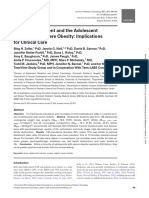 Child Maltreatment and the Adolescent Patient With Severe Obesity Implications for Clinical Care