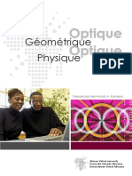 Optique Géométrique Optique Physique PDF