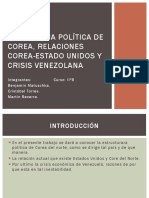 Estructura Política de Corea, Relaciones Corea-Estado Unidos