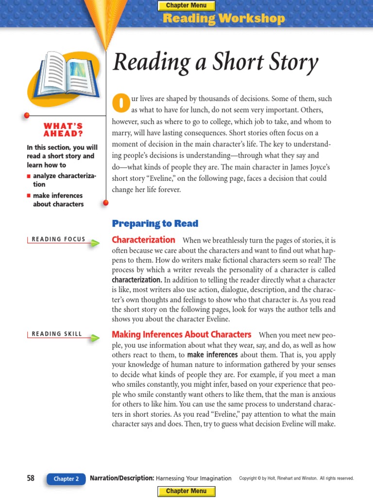 book review of any short story pdf in english