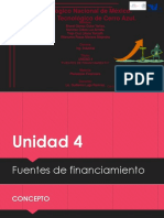 Unidad 4 Fuentes de Financiamiento