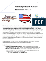 Independent Action Research Project