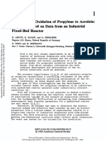 1982 Catalytic Air Oxidation of Propylene To Acrolein