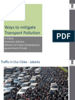 Ways To Mitigate Transport Pollution: Asbhal Economic Advisor, Ministry of Urban Development, Government of India