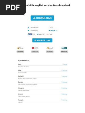 Good News Bible English Version Free Download