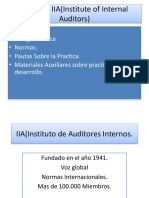El Rol de IIA (Institute of Internal Auditors)