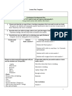 lesson plan template 10