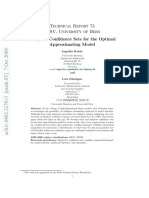 Technical Report 73 IMSV, University of Bern Adaptive Confidence Sets For The Optimal Approximating Model