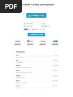 Gps Vehicle Tracking System Project