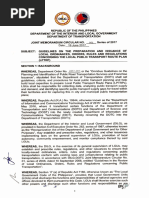 DILG DOTr JMC 1 S 2017 Guidelines Issuance Local Ordinance Rules Regulations Local Public Transport Route Plan LTPRP June 19 2017