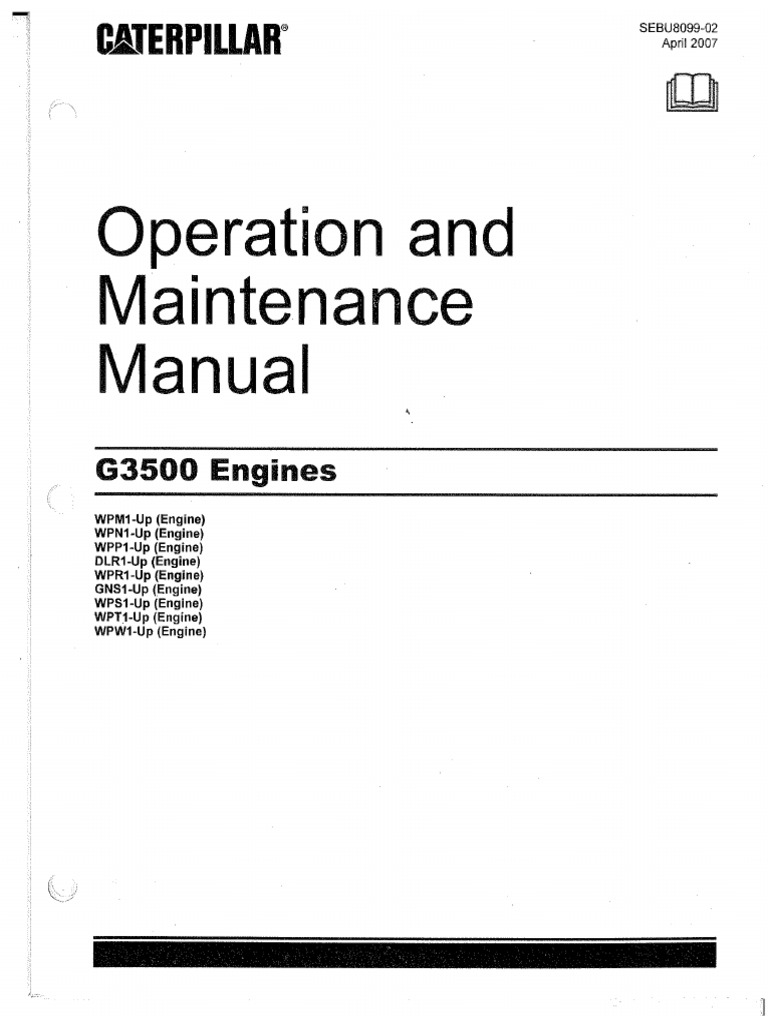 Cat 3516 Operacion y Mantenimiento PDF | PDF