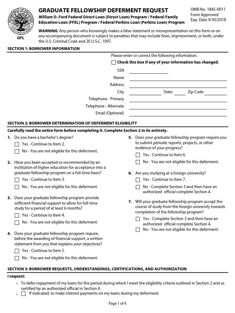 graduate-fellowship-deferment-request-pdf-loans-interest