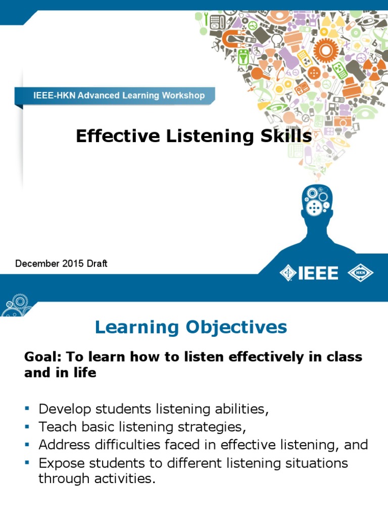 Mastering Effective Listening Skills | PDF | Nonverbal Communication ...