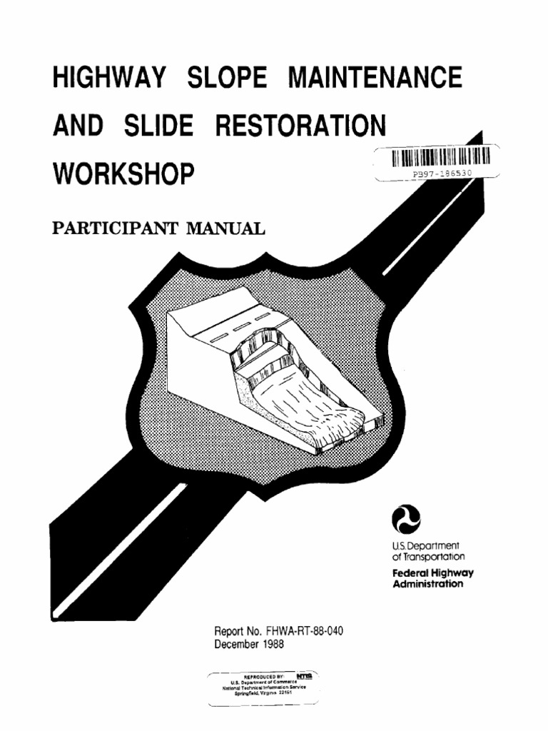 Fhwa 1988 | PDF | Landslide | Geotechnical Engineering