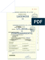 Licencia de Funcionamiento