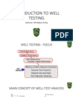 Lecture Week 1b - Introduction to Well Testing